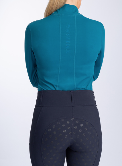 PSOS Wivianne L/S Base Layer, Petrol Blue