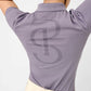 PSOS Lewis S/S Pique Polo, Lavender Grey