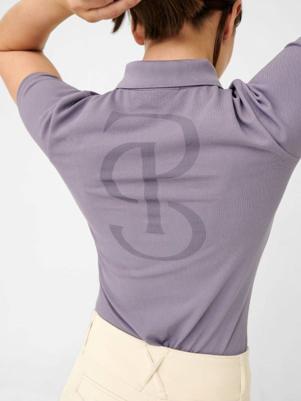 PSOS Lewis S/S Pique Polo, Lavender Grey