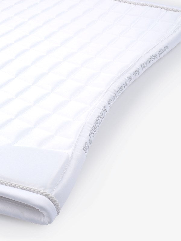 PSOS Dressage Pad Classic Quilt, White