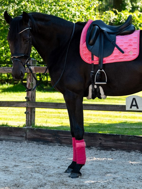 PSOS Jump Pad Velvet Monogram, Scarlet Pink