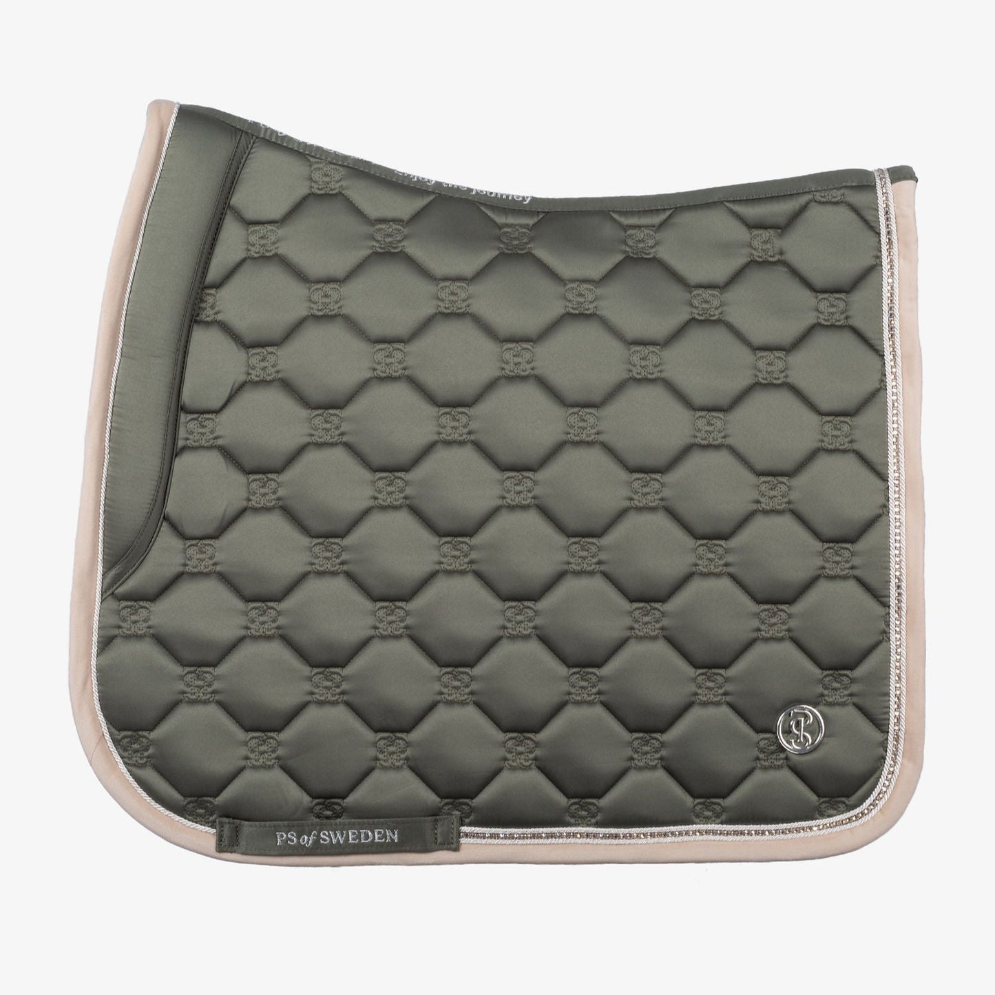 PSOS Dressage Pad Vintage Monogram, Mist Green