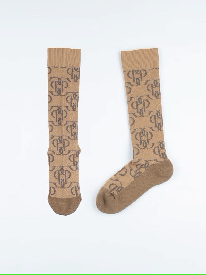 PSOS Monogram Socks, Sand