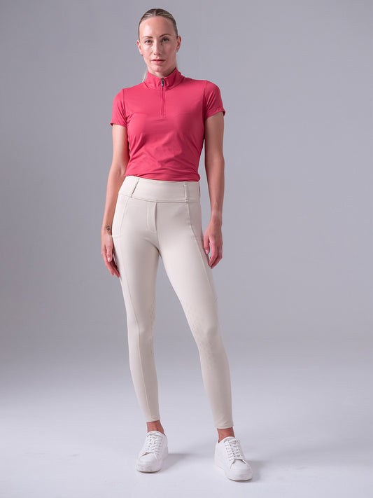 PSOS Everly S/S Shirt, Scarlet Pink