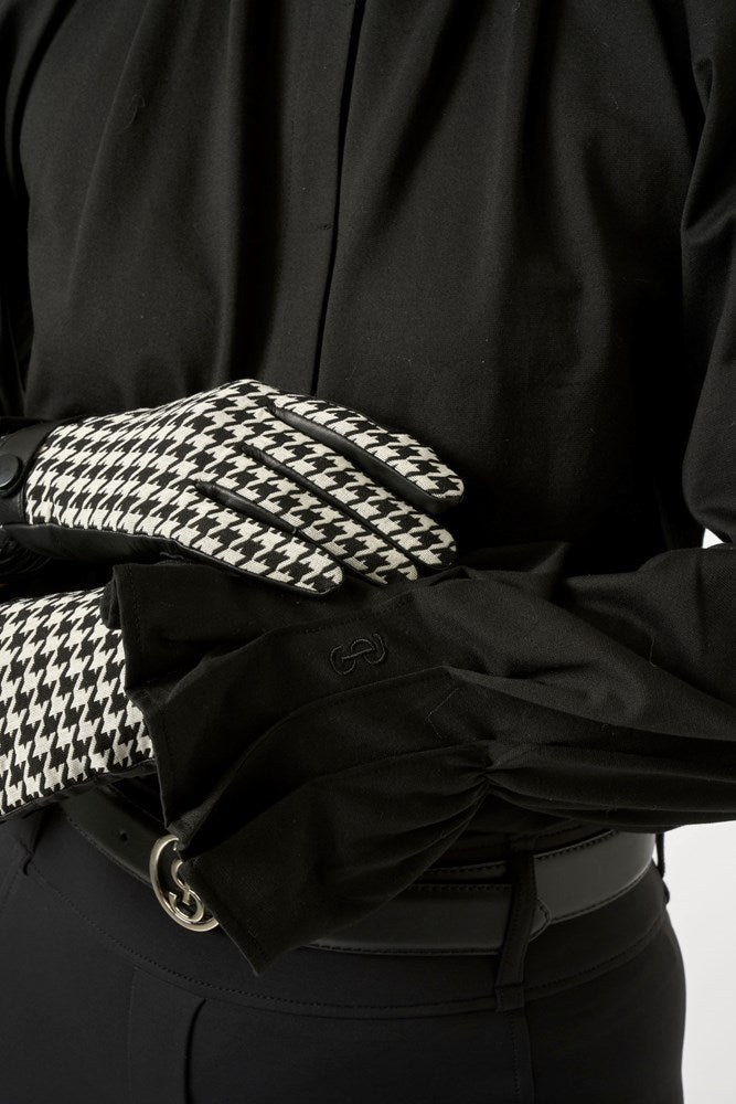 PSOS Hannah Houndstooth Riding Gloves