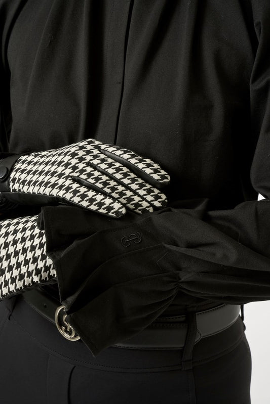 PSOS Hannah Houndstooth Riding Gloves