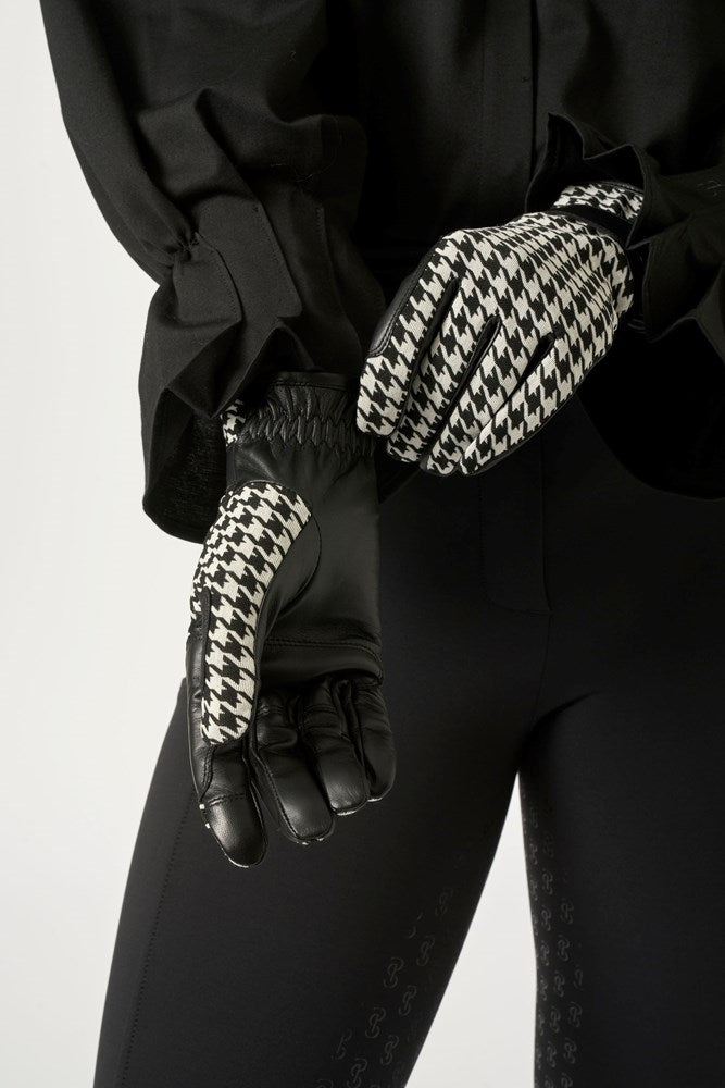 PSOS Hannah Houndstooth Riding Gloves