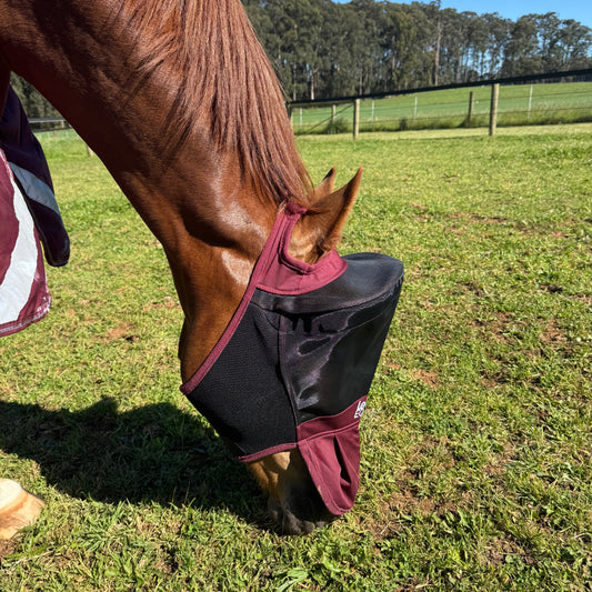 LE Outback Flymask with Nose (no ears)