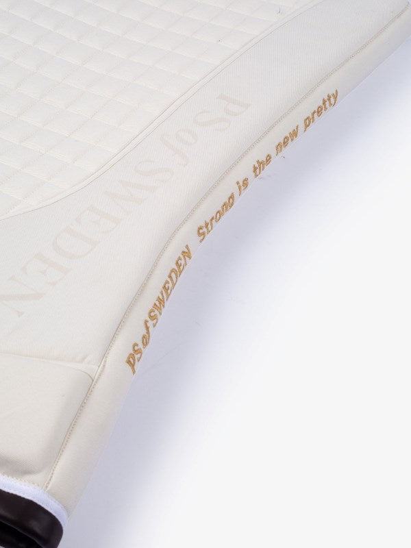 PSOS Dressage Pad Elite Edge, Off White