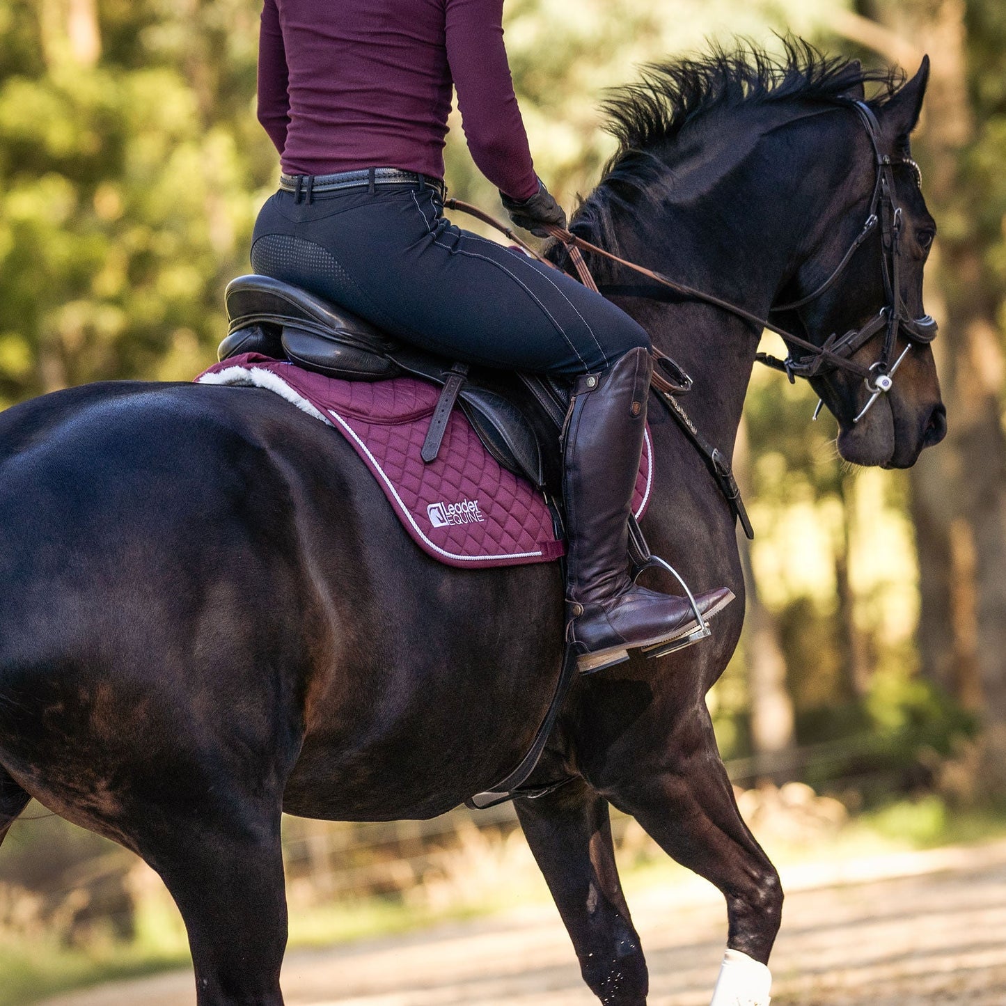 LE Performance Jump Saddle Pad with Shims