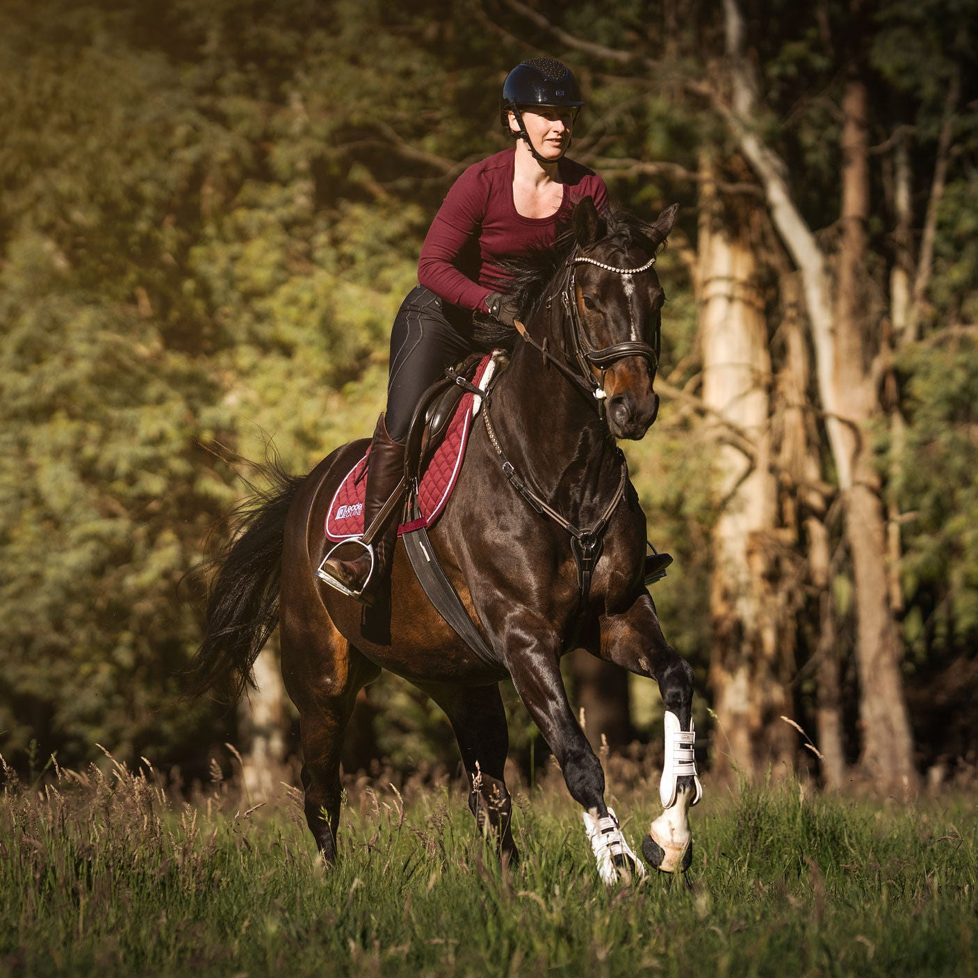 LE Performance Jump Saddle Pad with Shims