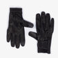 PSOS Leather Riding Gloves, Black