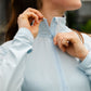 LE Moda Graph 1/4 Zip Top