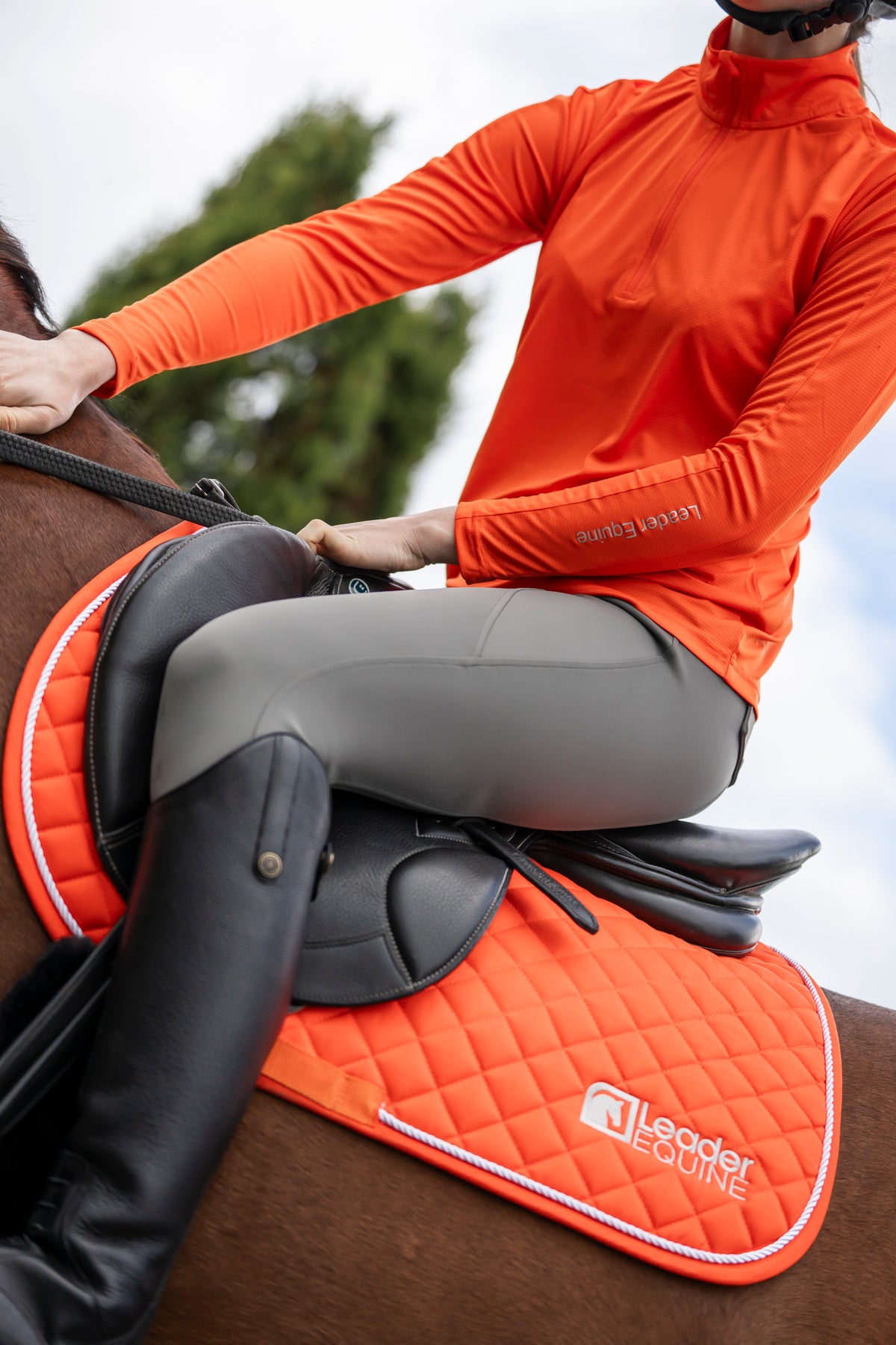 LE Ride & Run Airflow 1/4 Zip Top