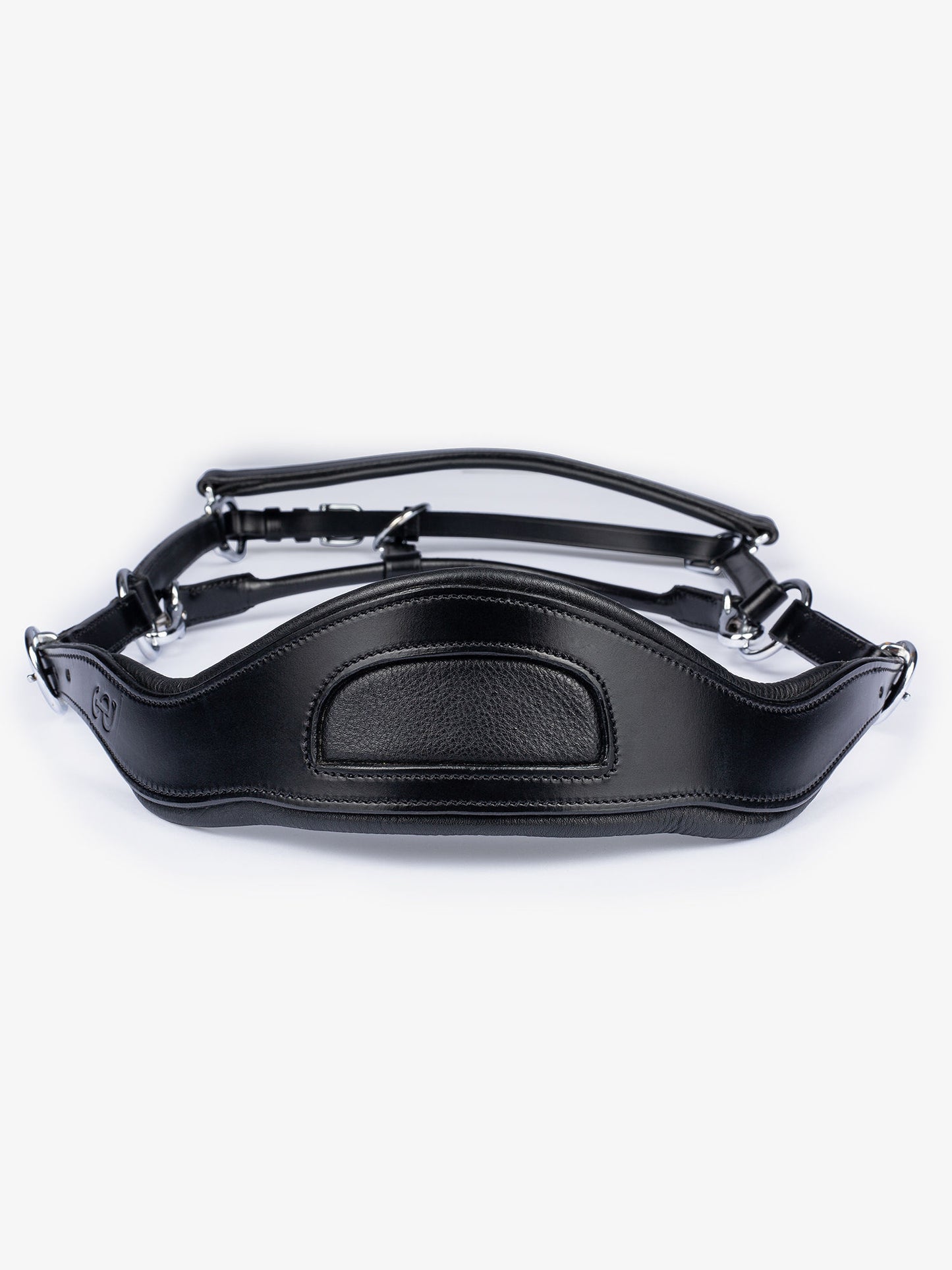 PSOS Leather Halter, Black