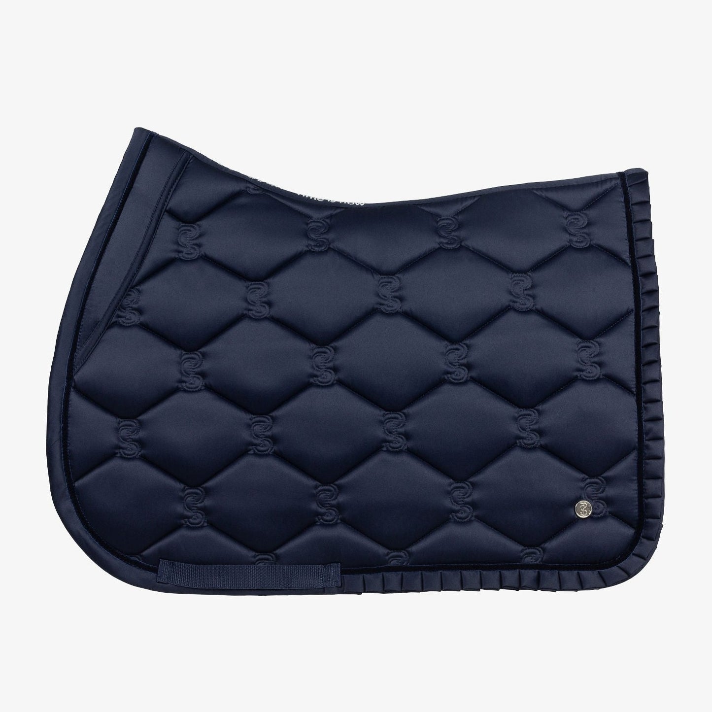 PSOS Jump Saddle Pad Ruffle, Navy