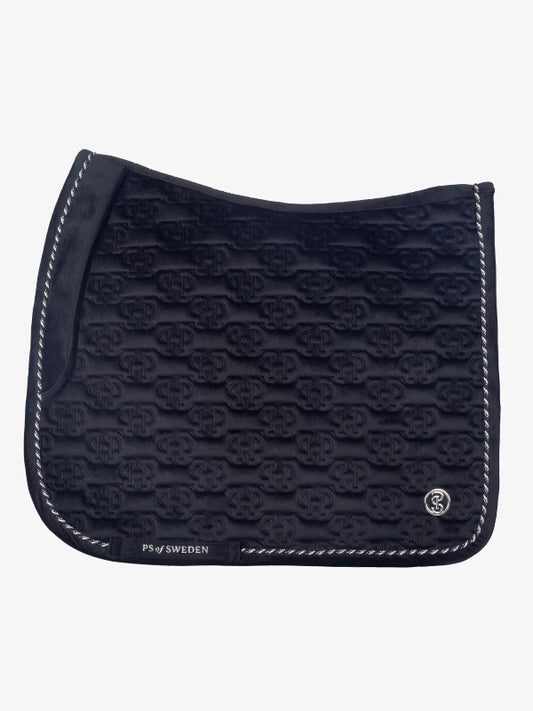 PSOS Dressage Pad Velvet Monogram, Black