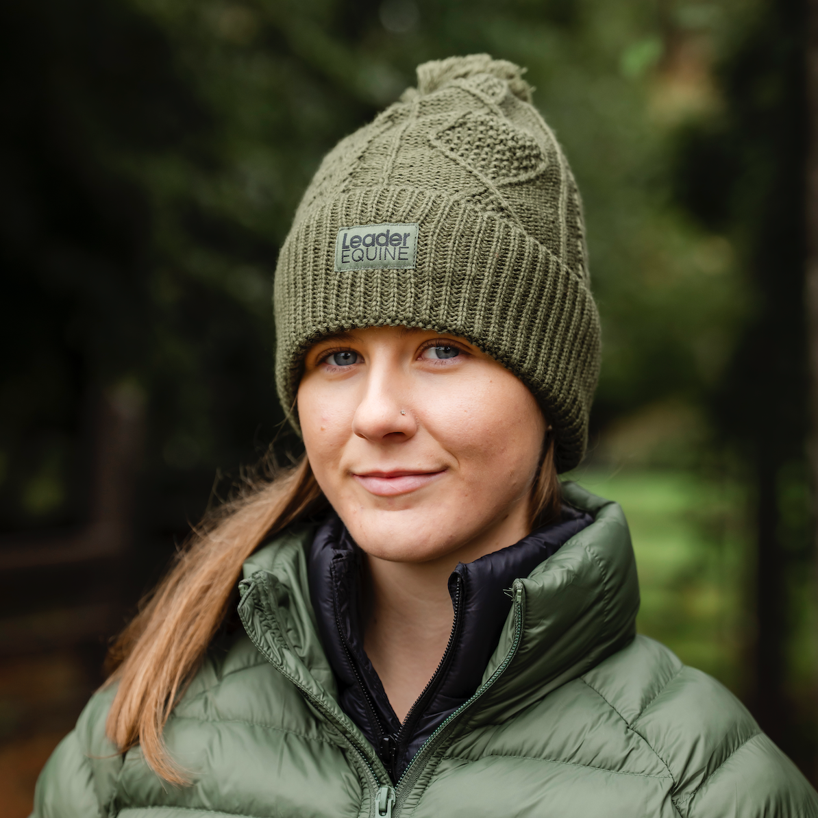 LE Knitted Beanie with Fleece Lining