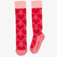 PSOS Signature Heart Socks, Red Heart