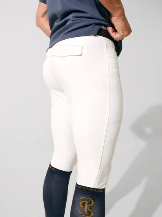 PSOS Capis Breeches Men's Half Grip, White