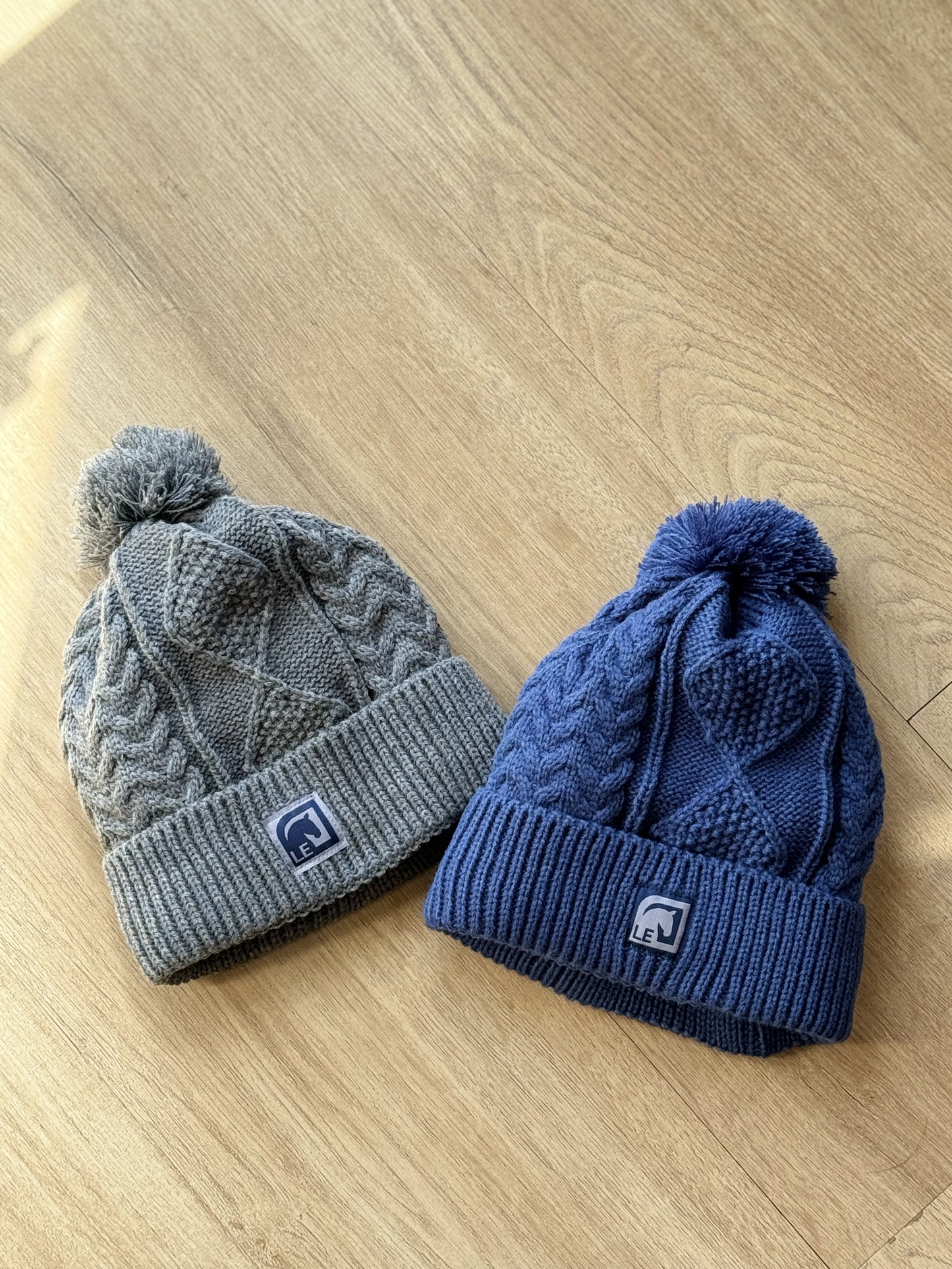 LE Knitted Beanie with Fleece Lining