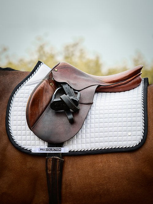 PSOS PRO Jump Saddle Pad White/Black