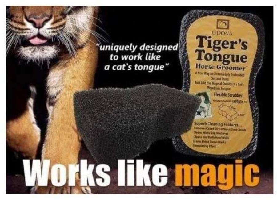 Tiger's Tongue Horse Groomer