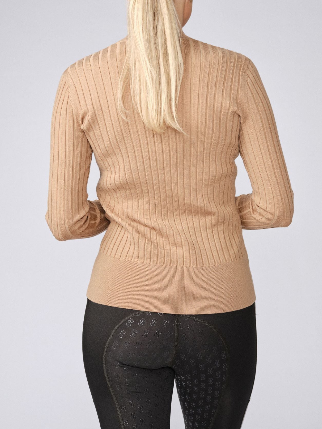 PSOS Klara L/S Knit Sweater Camel