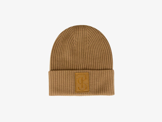 PSOS Sally Knitted Beanie, Camel