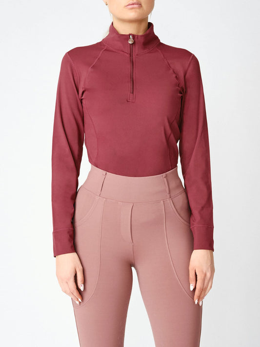 PSOS Wivianne L/S Base Layer, Wine