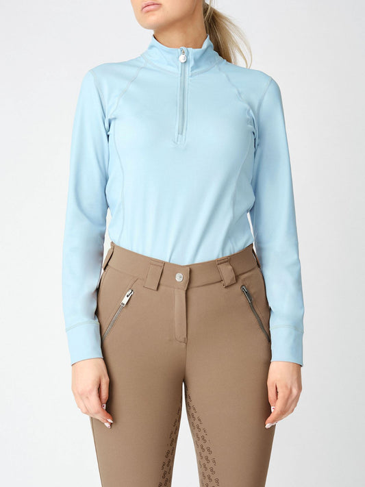 PSOS Wivianne L/S Base Layer, Stone Blue