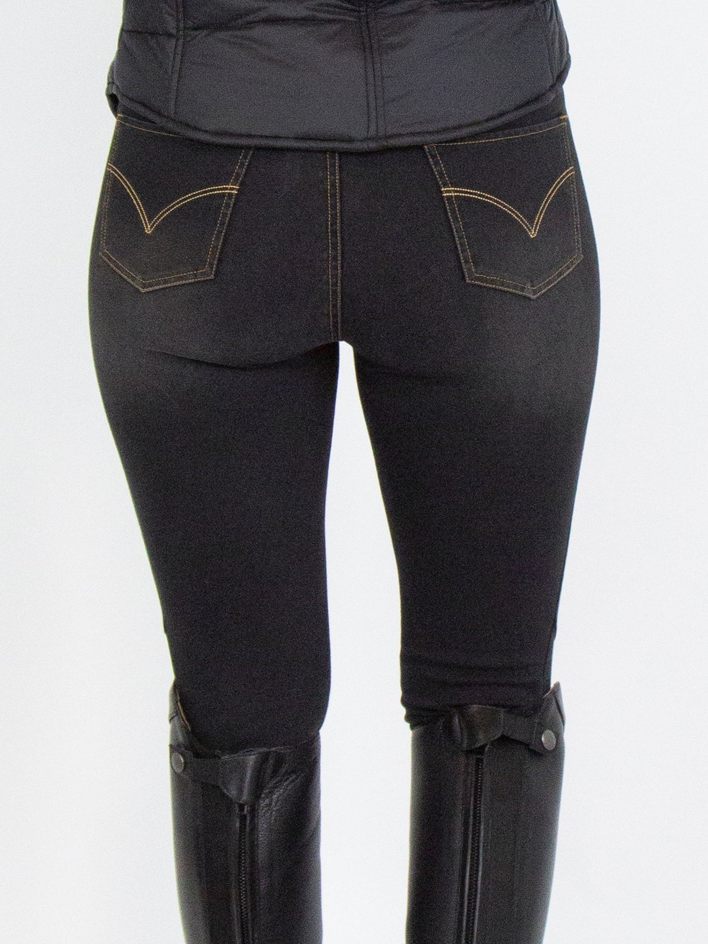 PSOS Ellie Denim Breeches, Black