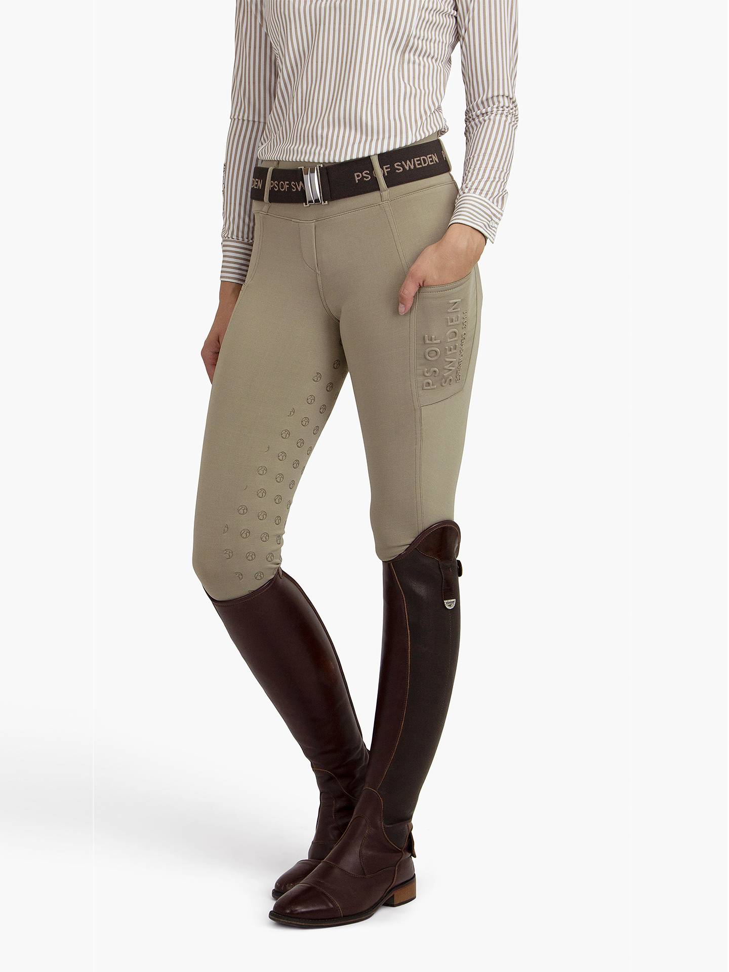 PSOS Riding Tights Mathilde, Beige